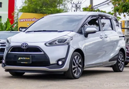 2017 Toyota Sienta 1.5 V รถสวยสภาพป้ายแดง สภาพใหม่กริป  สีเทายอดฮิตสวยหรูมาก