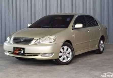 Toyota Corolla Altis 1.6 E 2004 รถบ้านมือเดียวไม่เคยเป็นแท๊กซี่ รถใช้งานในครอบครัว