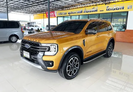 2023 Ford Everest 2.0 Bi-Turbo Wildtrak SUV ออกรถง่าย ฟรีดาวน์ ใช้เงิน 0 บาท