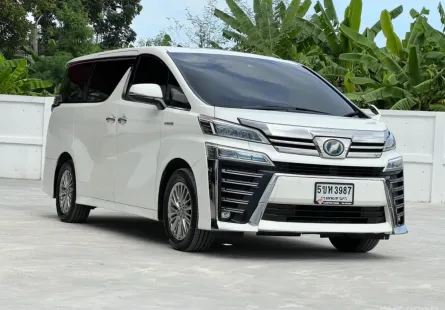 2018 Toyota VELLFIRE 2.5 Hybrid E-Four รถตู้/MPV ออกรถฟรีดาวน์