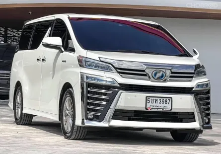 2018 Toyota VELLFIRE 2.5 Hybrid E-Four รถตู้/MPV ออกรถ 0 บาท