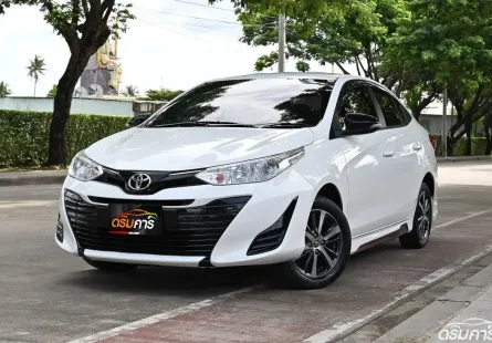 Toyota Yaris Ativ 1.2 Mid 2020 รถบ้านมือเดียวเข้าศูนย์ตลอดไมล์เพียง 8 หมื่นกว่าโล