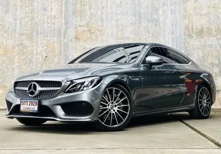 2018 Mercedes-Benz C250 2.0 Coupe AMG Dynamic รถเก๋ง 2 ประตู ดาวน์ 0% รถสวย ไมล์แท้ 