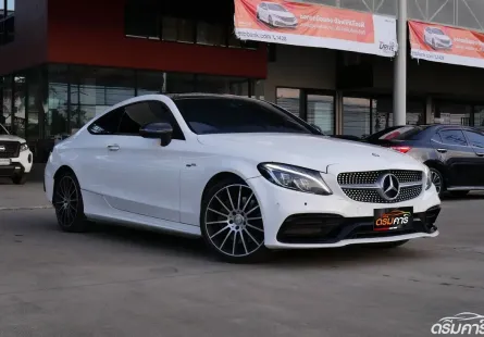 Benz C250 2.0 W205 AMG Dynamic 2017 รถบ้านมือเดียวออกศูนย์ใช้งานน้อย ชุดแต่งจากศูนย์