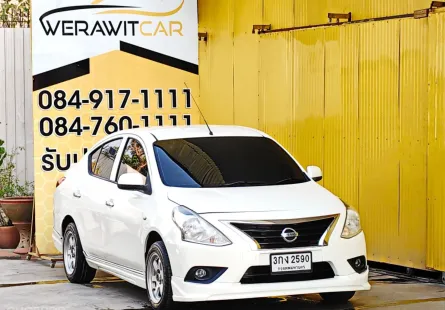 Nissan Almera 1.2 E ปี 2014 เครื่อง เบนซิน เกียร์ Auto รถสวย โครงสร้างบางเดิมทั้งคัน