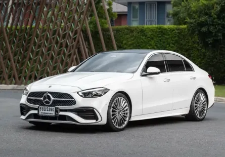 2023 Mercedes-Benz C220 2.0 d AMG Dynamic รถเก๋ง 4 ประตู ผ่อนเริ่มต้น ไมล์แท้ มือเดียวป้ายแดง 