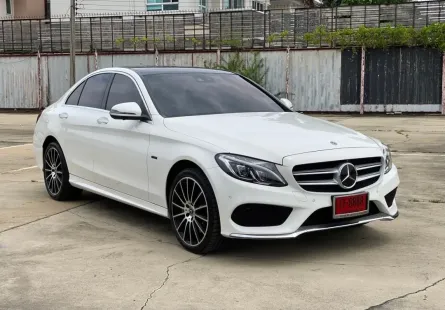 2018 Mercedes-Benz C350e 2.0 e AMG Dynamic รถเก๋ง 4 ประตู ดาวน์ 0% รถบ้านไมล์น้อย ประวัติดี 