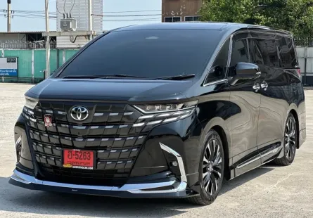 2024 Toyota ALPHARD 2.5 Z รถตู้/MPV รถบ้านแท้ ไมล์น้อย ขายดาวน์ 