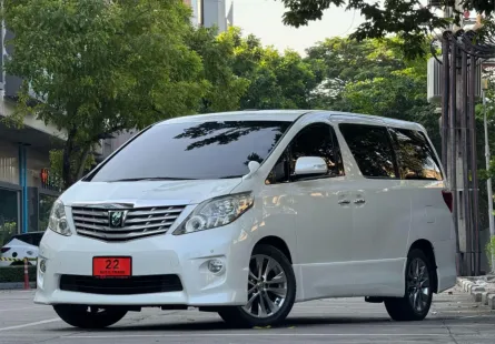 Toyota ALPHARD 2.4 V ประวัติศูนย์ ภายในสีดำ สภาพสวย ไฟฟ้าทั้งคัน 