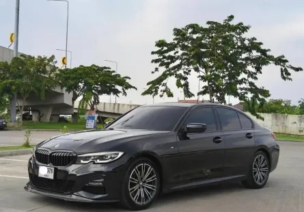 2021 BMW 320d 2.0 M Sport รถเก๋ง 4 ประตู ดาวน์ 0% รถบ้านมือเียว ไมล์น้อย 