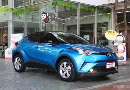 ขายรถ TOYOTA C-HR 1.8 HV MID AUTO น้ำเงิน-ดำ 2018