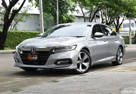 Honda Accord 2.0 Hybrid 2019 รถบ้านมือเดียวแบตไฮบริดยังอยู่ในประกัน 10 ปี เช็คศูนย์ตลอด