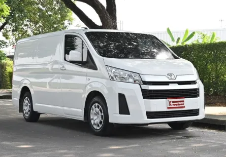 Toyota Hiace 2.8 ECO 2021 รถตู้เตี้ยบรรทุกไมล์ 8 หมื่นโลเจ้าของเดิมเช็คศูนย์ตลอด สภาพเดิมดูแลดีมาก