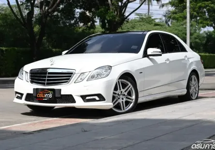 Benz E250 CGI AMG 1.8 W212 2012 รถบ้านออกศูนย์ชุดแต่งพิเศษจากศูนย์ ฟรีดาวน์ได้