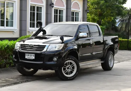 Toyota Hilux Vigo  Champ 2.5E Prerunner 4ประตู  ปี 2012 สีดำ ออโต้ ดีเซล ไมล์ 85,*** km.