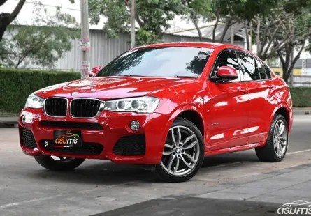 BMW X4 2.0 F26 xDrive20i M Sport 4WD 2017 รถบ้านมือเดียวออกศูนย์ชุดแต่งศูนย์รอบคัน