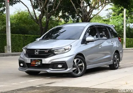 Honda Mobilio 1.5 RS 2017 รถบ้านมือเดียวตัวแต่งพิเศษจากศูนย์ เครดิตดีฟรีดาวน์ได้