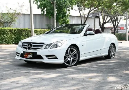 Benz E200 1.8 W207 Sport รถเปิดประทุน 2012 รถบ้านมือเดียวชุดแต่งแท้จากศูนย์ เปิดประทุนไฟฟ้า