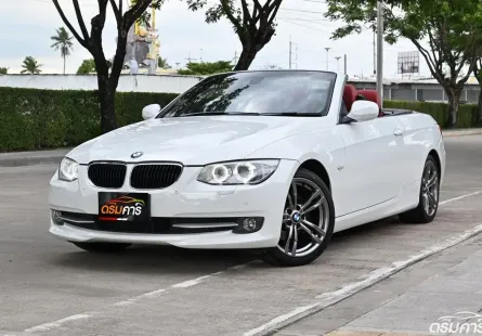 BMW 320Ci 2.0 E93 Convertible 2011 รถมือเดียวออกศูนย์ ไฟหน้า LCI แม็ก M Sport จากศูนย์ใช้งานน้อย