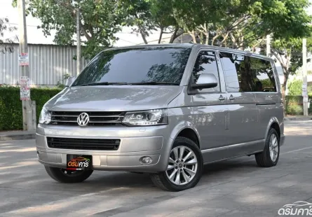 Volkswagen Caravelle 2.0 TDi 2016 รถตู้ใช้งานในครอบครัว ประต๔สไลต์ไฟฟ้า เบาะวีไอพี