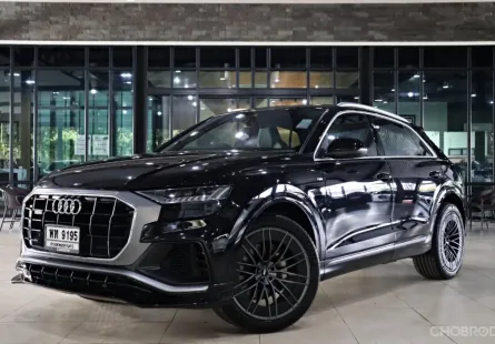 2020 Audi Q8 3.0 55 TFSI quattro S line 4WD SUV ออกรถง่าย รถสวย ไมล์แท้ 