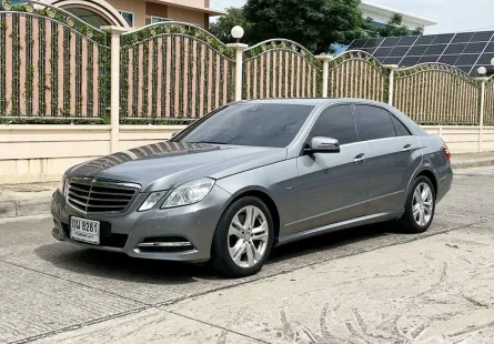 MERCEDES BENZ E250 1.8 CGI BlueEFFICIENCY Avantgarde โฉมW212 ปี 2011 มือเดียวไมล์น้อย