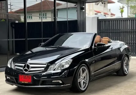 2011 Mercedes-Benz E250 AMG 1.8 Avantgarde Sports Cabriolet รถบ้านมือเดียว