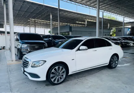 BENZ E350e 2.0 EXCLUSIVE Plug in Hybrid W213 2020 รถสวย มือแรก ไมล์น้อย 4 หมื่นโล รับประกันตัวถังสวย