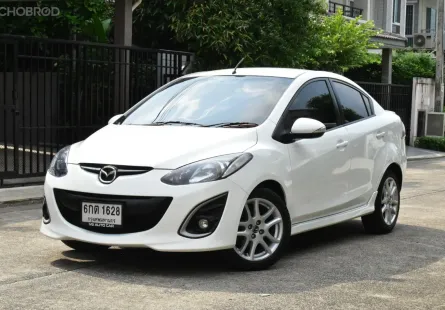  Mazda 2  1.5 Spirit ปี 2012 สีขาว  ออโต้ เบนซิน ไมล์ 9x,xxx km รถสวย 