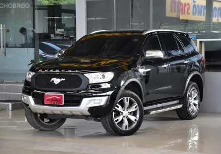 Ford Everest 2.2 Titanium+ ปี 2018 รถบ้านมือเดียว เข้าศูนย์ตลอด สวยเดิมทั้งคัน ยางสวย ออกรถ0บาท