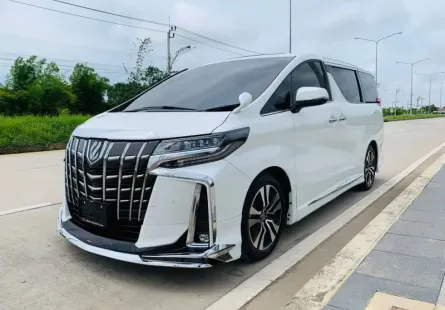 รุ่น Top ออฟชั่นเต็ม TOYOTA ALPHARD 2.5 SC PACKAGE MNC ปี 2023 จด 2024  