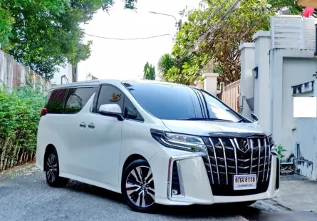 2021 Toyota ALPHARD 2.5 รถตู้/MPV รถบ้านมือเดียว ไมล์แท้ เจ้าของขายเอง รถบ้านฝากขาย 