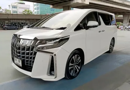 2021 Toyota ALPHARD 2.5 รถตู้/MPV รถบ้านมือเดียว ไมล์น้อย ประวัติศูนย์ครบ รถสวยพร้อมใช้ 