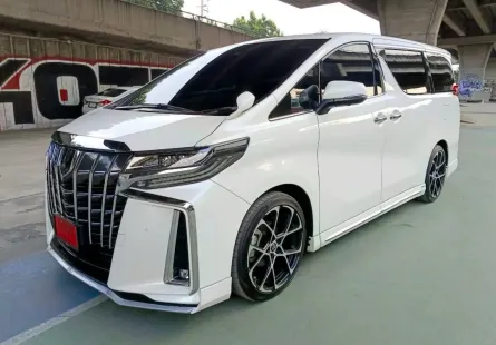 2021 Toyota ALPHARD 2.5 รถตู้/MPV รถสวย ไมล์แท้ มือเดียวป้ายแดง 