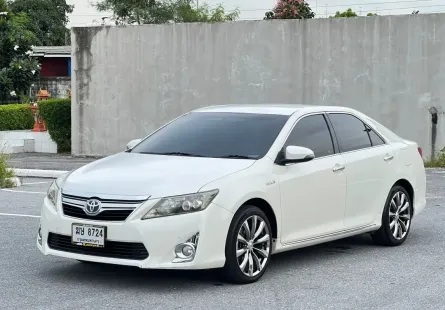 2012 Toyota CAMRY 2.5 Hybrid รถเก๋ง 4 ประตู รถบ้านแท้ 