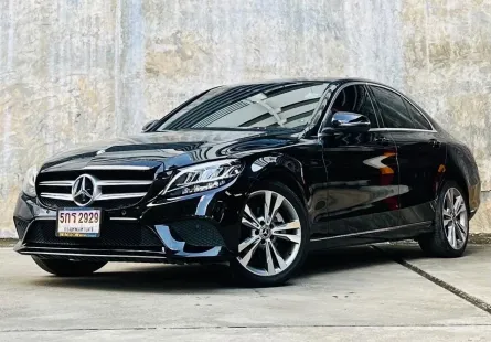 2019 Mercedes-Benz C220 2.0 d Avantgarde รถเก๋ง 4 ประตู รถบ้านแท้ ไมล์น้อย 