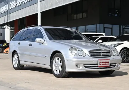 Benz C180 Kompressor 1.8 W203 2006 รถบ้านมือเดียวรถเดิมของเจ้าของร้านเอง รถศูนย์แท้