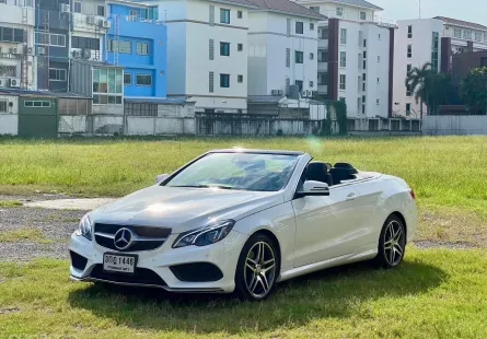 2013 Mercedes-Benz E200 2.0 AMG Dynamic Cabriolet รถสภาพดี มีประกัน ไมล์แท้ 