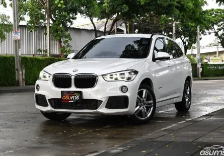 BMW X1 2.0 F48 sDrive20d M Sport 2019 รถบ้านมือเดียวใช้งานน้อยเจ้าของเดิมเช็คศูนย์ตลอด ชุดแต่งศูนย์