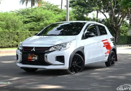 Mitsubishi Mirage 1.2 Ralliart 2022 รถบ้านมือเดียว ตัวพิเศษชุดแต่งพิเศษจากศูนย์ ไมล์เพียง 1 หมื่นโล