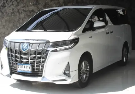 2021 Toyota ALPHARD 2.5 SRC HYBRID E-Four รถตู้/MPV รถสวย ไมล์น้อย  