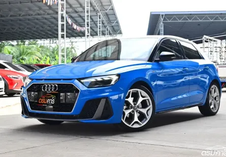 Audi A1 1.5 Sportback 35 TFSI S-Line 2020 รถบ้านมือเดียวออกศูนย์ไมล์ 2 หมื่นกว่าโล ชุดแต่งรอบคัน