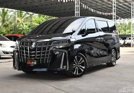 Toyota Alphard 2.5 S C-Package 2022 รถมือเดียวใช้งานน้อยไมล์เพียง 3 หมื่นกว่าโล เบาะมิกกี้ปรับไฟฟ้า