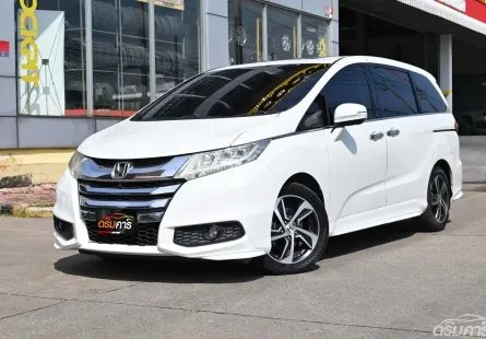 Honda Odyssey 2.4 EL 2014 รถบ้านมือเดียวออกศูนย์ใช้งานน้อย ตัวท๊อปหลังคาซันรูฟ ประตูไฟฟ้า