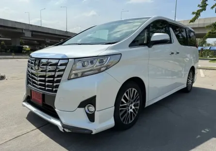 2016 Toyota ALPHARD 3.5 รถตู้/MPV ผ่อนสบาย รถบ้านไมล์แท้  แต่งสวย 