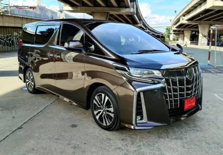 2019 Toyota ALPHARD 2.5 รถตู้/MPV รถบ้านแท้ ไมล์น้อย มือเดียวป้ายแดง 