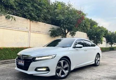 2020 Honda ACCORD 2.0 Hybrid Tech รถเก๋ง 4 ประตู ดาวน์ 0% รถบ้านมือเดียว ไมล์น้อย 