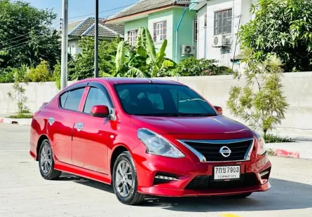 2018 Nissan Almera 1.2 E SPORTECH รถเก๋ง 4 ประตู รถบ้านมือเดียว ไมล์แท้ 