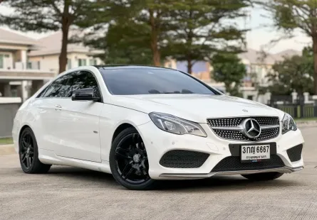 2014 Mercedes-Benz E200 2.0 AMG Dynamic รถเก๋ง 2 ประตู รถบ้านแท้ ไมล์น้อย มือเดียวป้ายแดง 