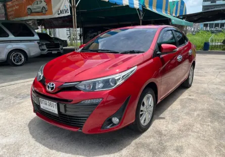 2017 Toyota Yaris Ativ 1.2 G รถเก๋ง 4 ประตู รถบ้านมือเดียว วิ่งเพียง68,000km.